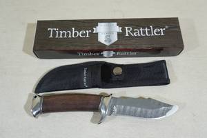 Timber Rattler TR152 Damascus Style Blade Knife