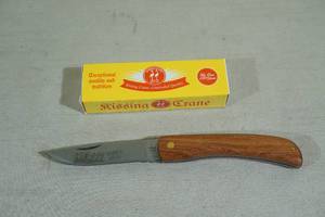 Kissing Crane Brown Mule Pocket Knife - KCH36