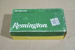 50 Remington 38 Special 158 Gr Lead Ammo