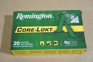 20 Remington .30-06 Sprg 150 Gr Core-Lokt PSP Ammo