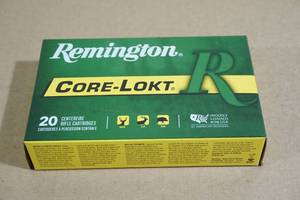 20 Remington .30-06 Sprg 180 Gr Core-Lokt PSP Ammo