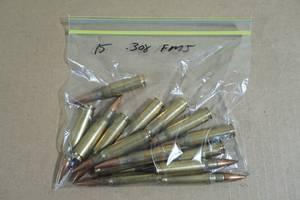 15 Reloaded .308 Win FMJ Ammo