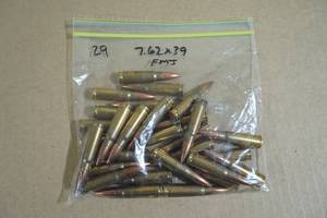 29 Reloaded 7.62 x 39mm FMJ Ammo