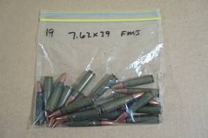 19 7.62 x 39mm FMJ Ammo