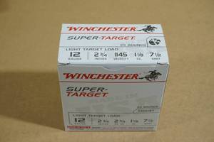 25 Winchester Super Target 12 Ga 2-34 7-12 Shot Shotshells