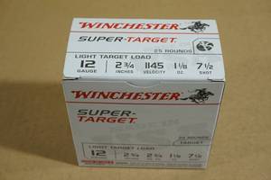 25 Winchester Super Target 12 Ga 2-34 7-12 Shot Shotshells