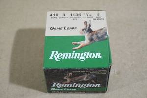 20 Remington Game Loads .410 Ga 3 5 Shot Shoshells