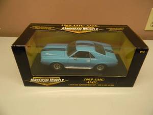 ERTL AMERICAN MUSCLE 118 SCALE - 1969 AMC AMX - NEW IN BOX - AWESOME PIECE - SEE PICTURES