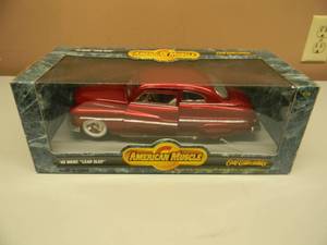 ERTL AMERICAN MUSCLE 118 SCALE - 1949 MERC LEAD SLED - NEW IN BOX - AWESOME PIECE - SEE PICTURES