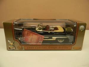 ROAD LEGENDS 118 SCALE - 1949 CADILLAC COUPE DEVILLE - REAL LEATHER SEATS LIMITED EDITION - NEW IN BOX - AWESOME VERY COOL PIECE - SEE PICTURES