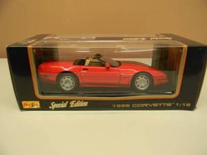 MAISTO 118 SCALE SPECIAL EDITION RED 1996 CHEVROLET CORVETTE - NEW IN BOX - AWESOME PIECE - SEE PICTURES