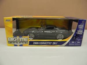 BIG TIME MUSCLE 118 SCALE 2009 CHEVROLET CORVETTE ZR1 - NEW IN BOX - AWESOME PIECE - SEE PICTURES