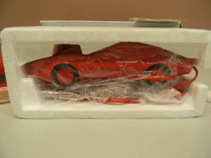 VINTAGE BECORA QUARTZ 124 SCALE CARPHONE RC33 & VINTAGE SUPER AMERICA 124 SCALE FRICTION CAR - IN BOX - NICE SET - SEE PICTURES