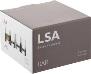 lot 321 image: LSA International Bar Double Old Fashioned Tumblers, 8.4 fl oz, 3 Sets of 4