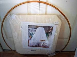 lot 83 image: Mombasa Siam Bed Canopy, Ivory