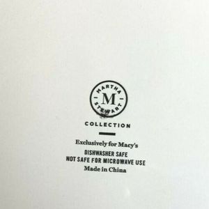 lot 92 image: Martha Stewart GIVING PLATE Platter Macys