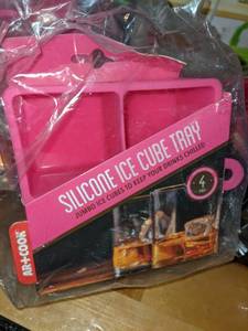 lot 110 image: Lot of Silicone Ice Cube Trays