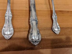 lot 25 image: International Silver Joan of Arc Sterling Silver Flatware - 3 Pieces