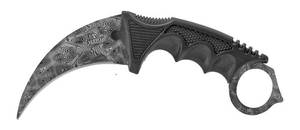 3 - pc. Tactical Hunting, Throwing, and Karambit Knife Set Collection - Damascus