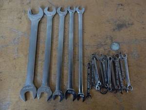 5-Piece Double End Craftsman SAE Slim Wrench Set & 12-Small Craftsman Wrenches