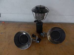 Propane Lantern & 2-Sunflower Heaters (1-For Parts)