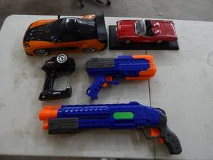 Fast & Furious RC Drift Car, 2-Nerf Guns, 1963 T-Bird