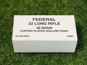 lot 60 image: 50 Rounds .22 Copper Hollow Point Ammo Ammunition
