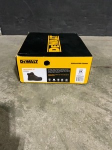 DEWALT Mens Jackson Waterproof 6 in. Work Boots - Steel Toe - Brown (9)W. See Pictures