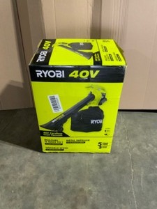 YOBI 40V Vac Attack Cordless Leaf VacuumMulcher with 5.0 Ah Battery and Charger. See Pictures
