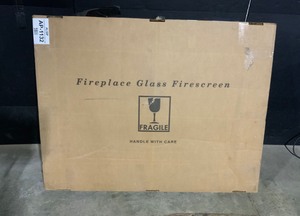 Pleasant Hearth Alsip Large Glass Fireplace Doors. See Pictures