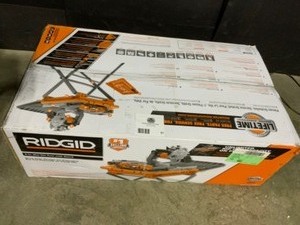 RIDGID 12 Amp Corded 8 in. Tile Saw with Extended Rip. See Pictures