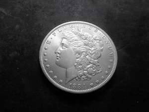 1884 O Morgan Silver Dollar