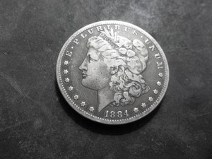 1884 S Morgan Silver Dollar