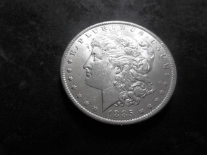 1885 O Morgan Silver Dollar