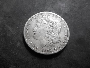 1892 S Morgan Silver Dollar