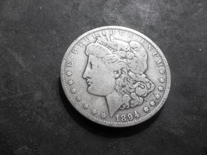 1894 O Morgan Silver Dollar