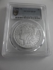 1886 O Morgan Silver Dollar