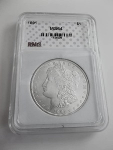 1891 Morgan Silver Dollar