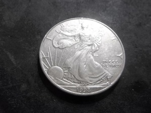 1998 Silver Eagle Dollar 1 Oz. .999 Fine.