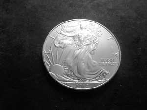 2014 Silver Eagle Dollar 1 Oz. .999 Fine.