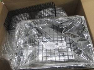 box of metal baskets ...