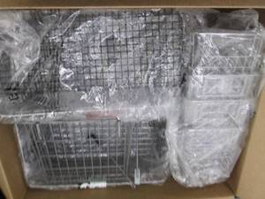 box of metal baskets ...