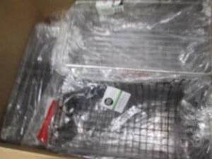box of metal baskets ...