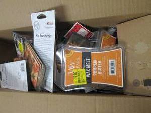 box of wax melt, candles , air fres...