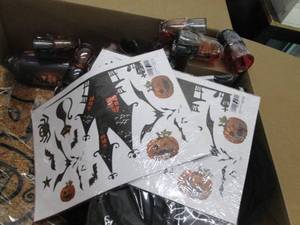 box of halloween pumpkin lights , s...