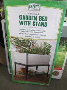 expert gardener galvanized bed with...