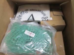 box of trimmer line, solar powered ...
