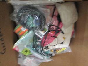 box of pillow cases , irrigation li...