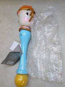 disney chip light up bubble wand ne...