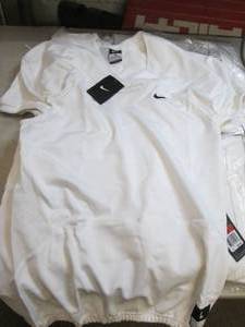 5 new mens large nike white footbal...